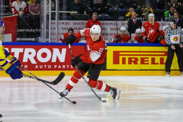 Photo hockey match Switzerland - Sweden le 13/05/2018
