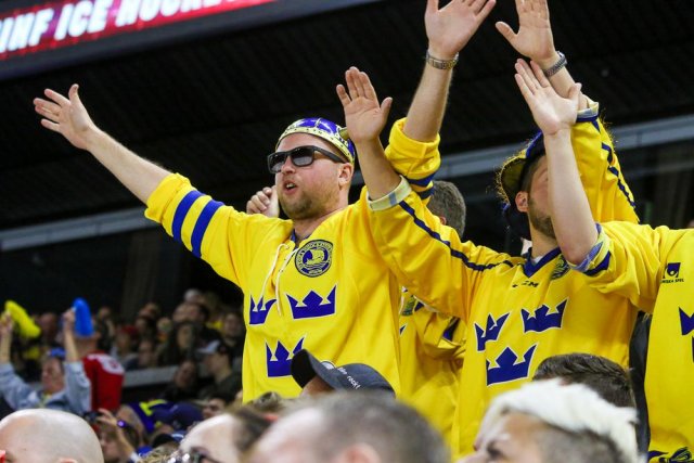Photo hockey match Switzerland - Sweden le 13/05/2018