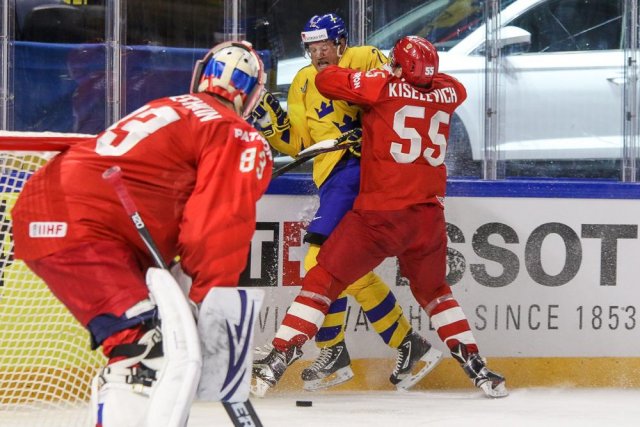 Photo hockey match Russia - Sweden le 15/05/2018