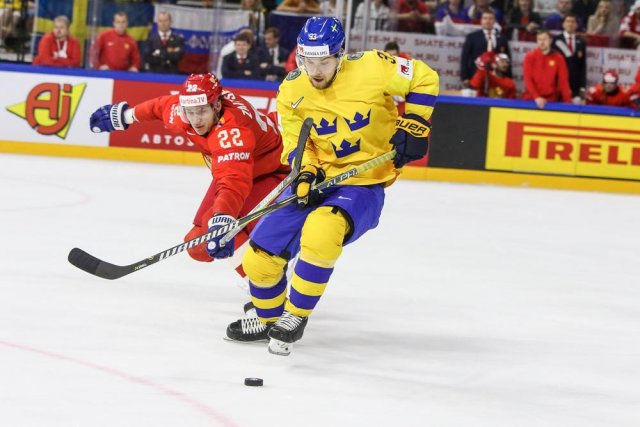 Photo hockey match Russia - Sweden le 15/05/2018