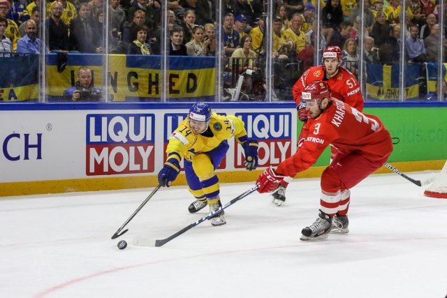 Photo hockey match Russia - Sweden le 15/05/2018