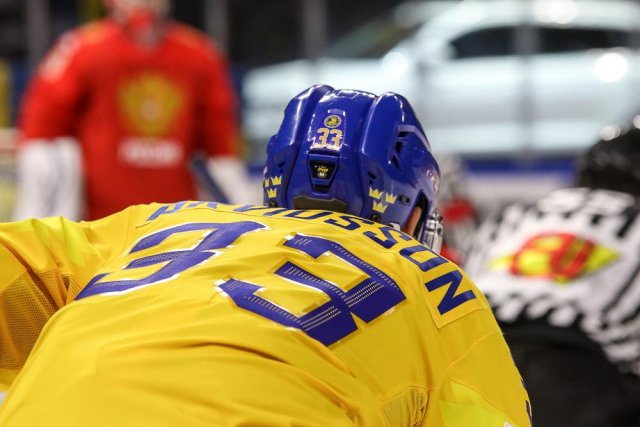 Photo hockey match Russia - Sweden le 15/05/2018