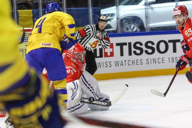 Photo hockey match Russia - Sweden le 15/05/2018