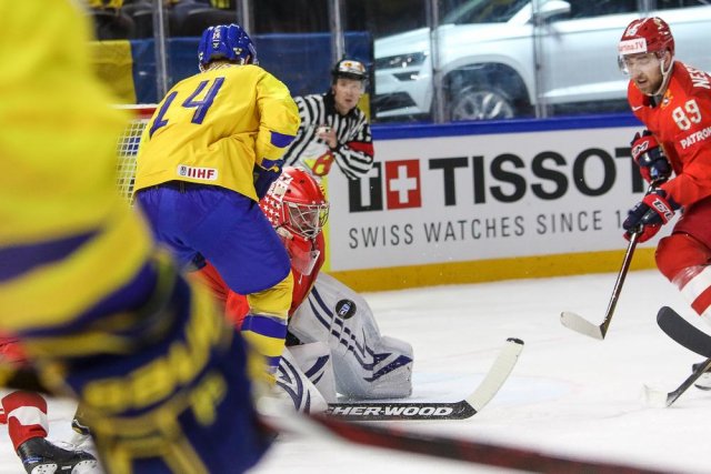 Photo hockey match Russia - Sweden le 15/05/2018