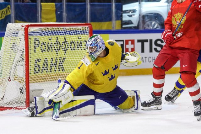 Photo hockey match Russia - Sweden le 15/05/2018