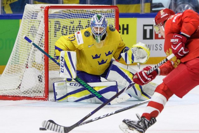 Photo hockey match Russia - Sweden le 15/05/2018
