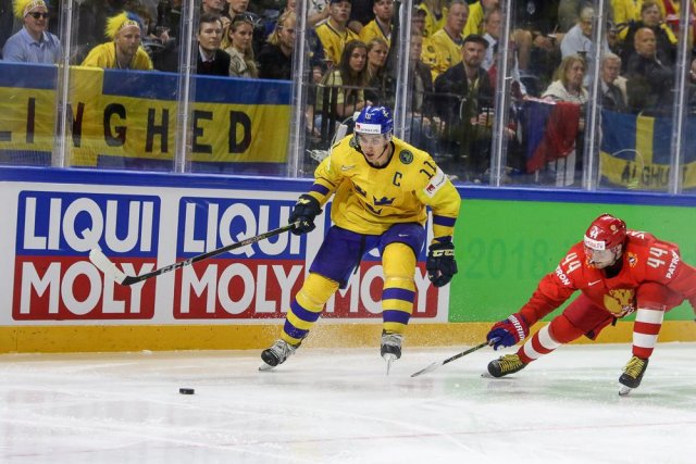 Photo hockey match Russia - Sweden le 15/05/2018