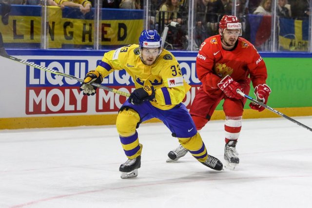 Photo hockey match Russia - Sweden le 15/05/2018