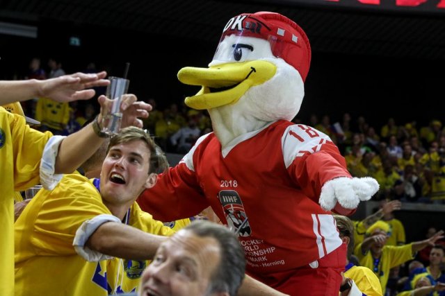Photo hockey match Russia - Sweden le 15/05/2018