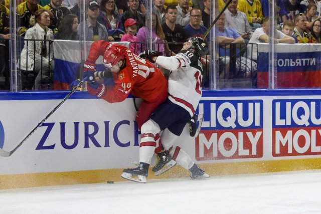 Photo hockey match Russia - Canada le 17/05/2018