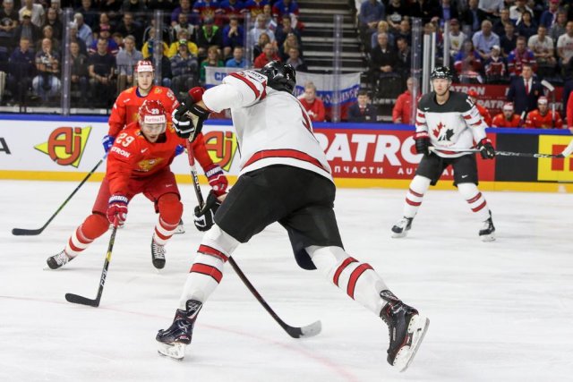 Photo hockey match Russia - Canada le 17/05/2018