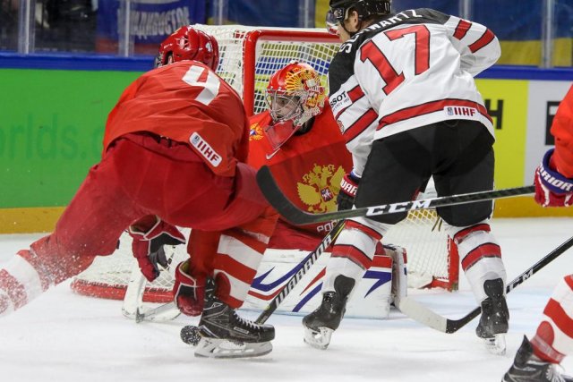 Photo hockey match Russia - Canada le 17/05/2018