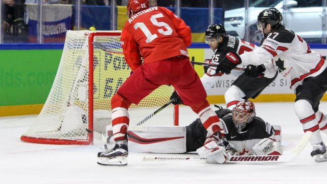 Photo hockey match Russia - Canada le 17/05/2018