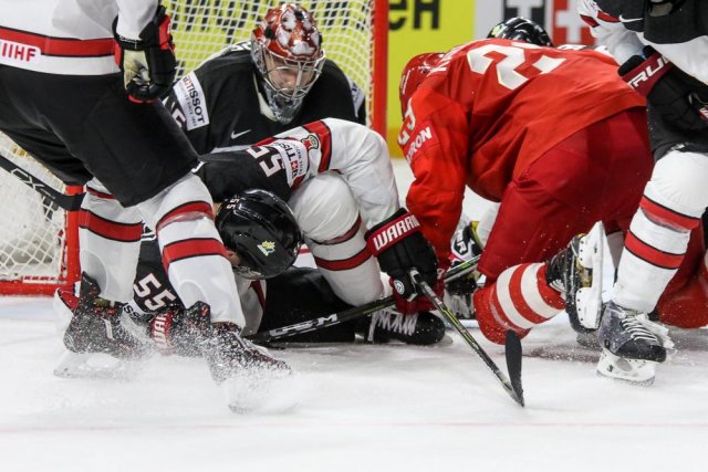 Photo hockey match Russia - Canada le 17/05/2018