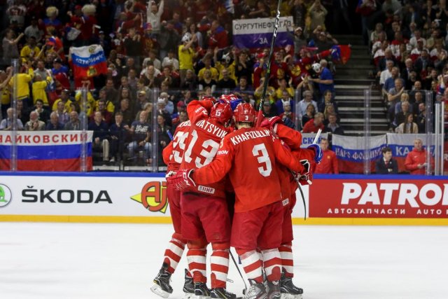 Photo hockey match Russia - Canada le 17/05/2018