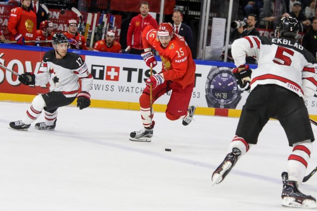 Photo hockey match Russia - Canada le 17/05/2018