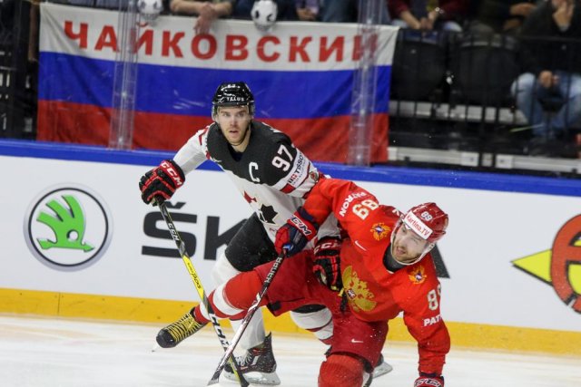 Photo hockey match Russia - Canada le 17/05/2018