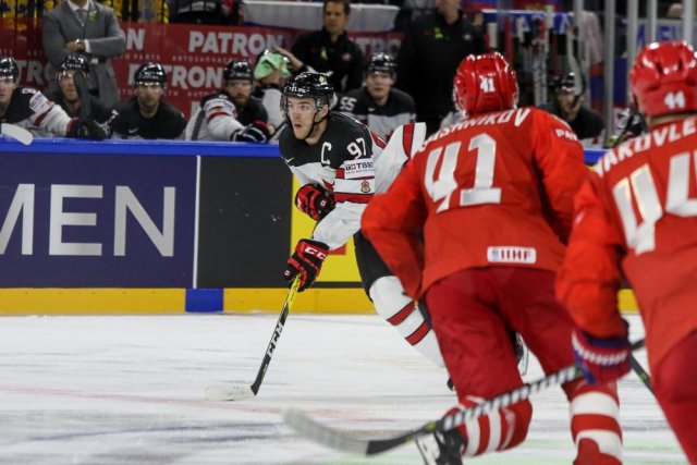 Photo hockey match Russia - Canada le 17/05/2018