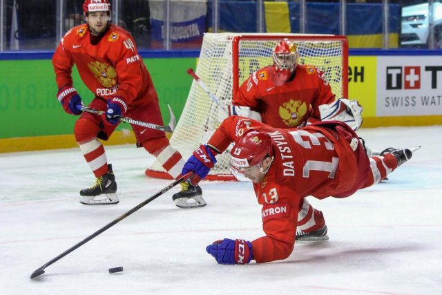 Photo hockey match Russia - Canada le 17/05/2018