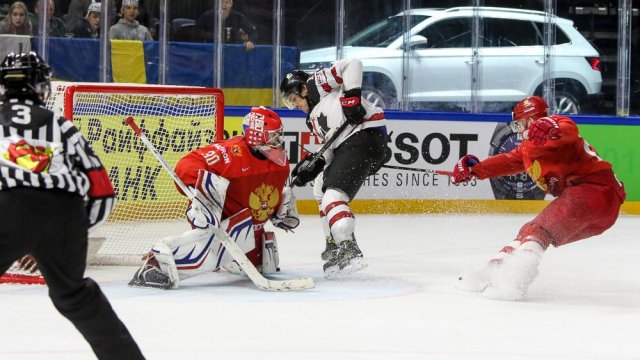 Photo hockey match Russia - Canada le 17/05/2018