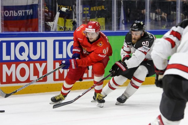 Photo hockey match Russia - Canada le 17/05/2018