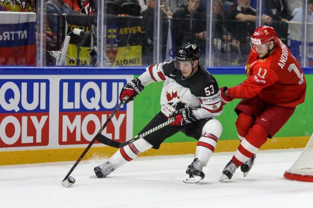 Photo hockey match Russia - Canada le 17/05/2018