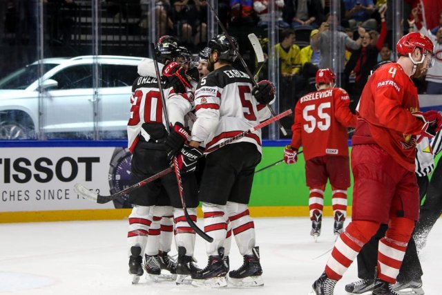 Photo hockey match Russia - Canada le 17/05/2018