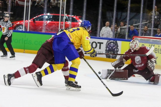 Photo hockey match Sweden - Lettonie le 17/05/2018