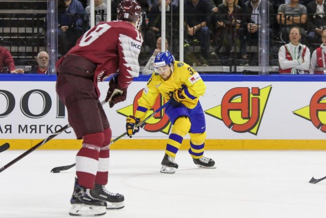 Photo hockey match Sweden - Lettonie le 17/05/2018