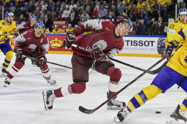 Photo hockey match Sweden - Lettonie le 17/05/2018