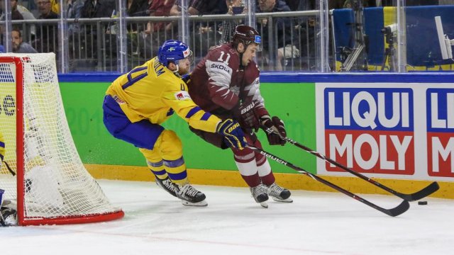 Photo hockey match Sweden - Lettonie le 17/05/2018