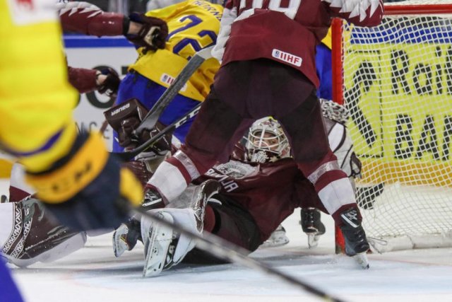 Photo hockey match Sweden - Lettonie le 17/05/2018