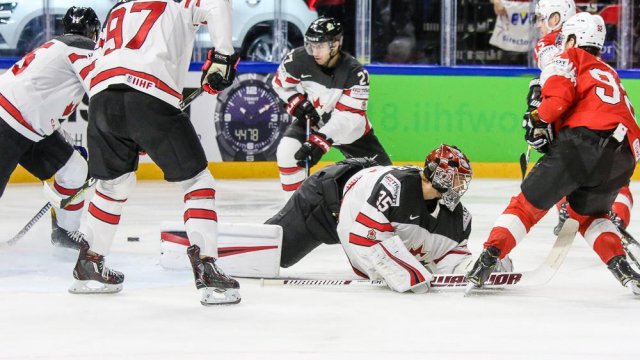 Photo hockey match Canada - Switzerland le 19/05/2018