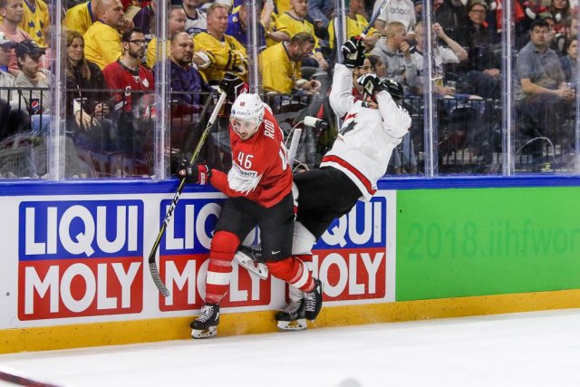 Photo hockey match Canada - Switzerland le 19/05/2018