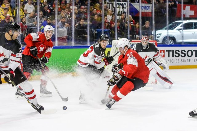 Photo hockey match Canada - Switzerland le 19/05/2018