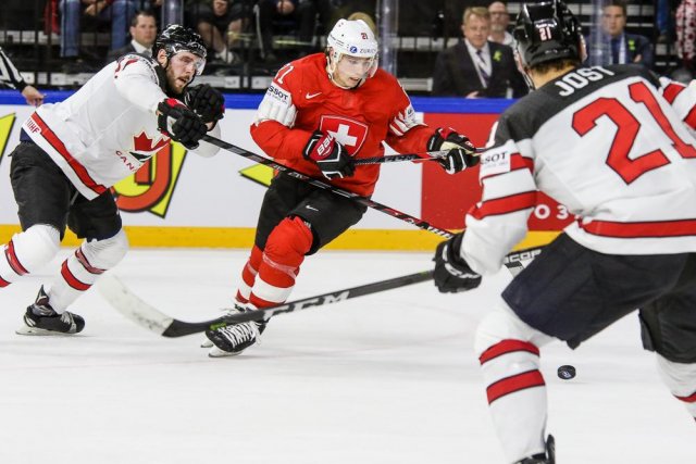 Photo hockey match Canada - Switzerland le 19/05/2018