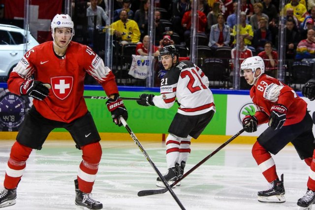 Photo hockey match Canada - Switzerland le 19/05/2018