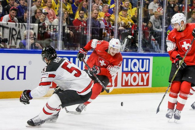 Photo hockey match Canada - Switzerland le 19/05/2018