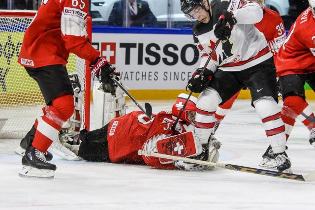Photo hockey match Canada - Switzerland le 19/05/2018