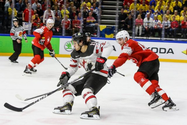 Photo hockey match Canada - Switzerland le 19/05/2018