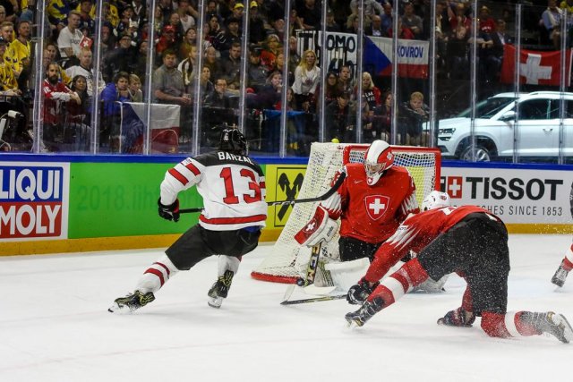 Photo hockey match Canada - Switzerland le 19/05/2018