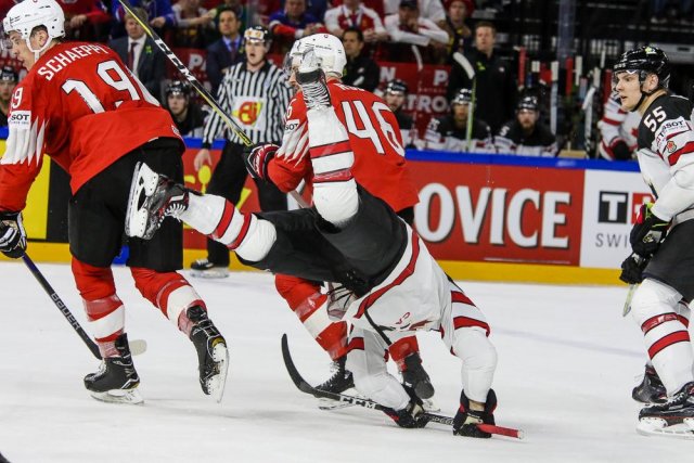Photo hockey match Canada - Switzerland le 19/05/2018