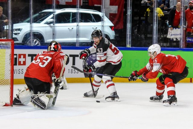 Photo hockey match Canada - Switzerland le 19/05/2018