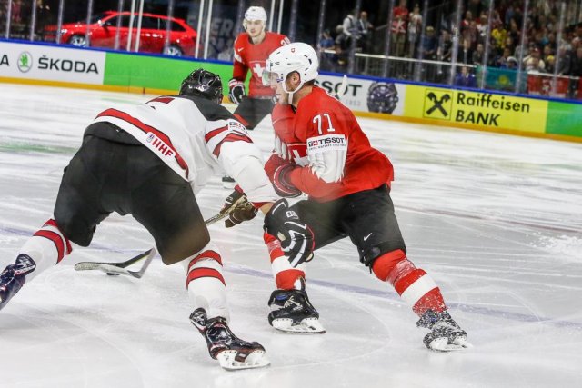 Photo hockey match Canada - Switzerland le 19/05/2018