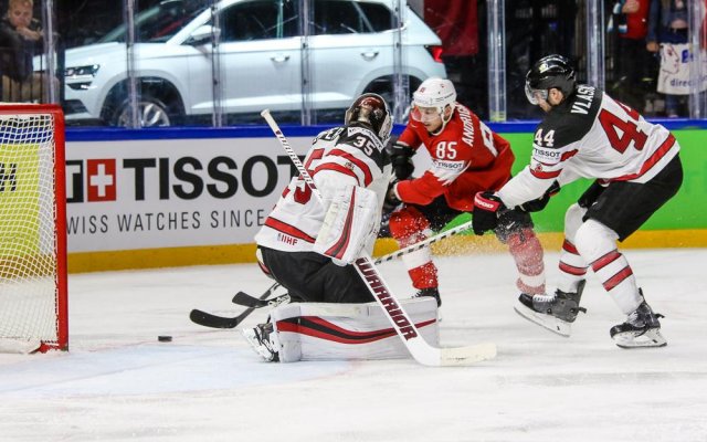 Photo hockey match Canada - Switzerland le 19/05/2018