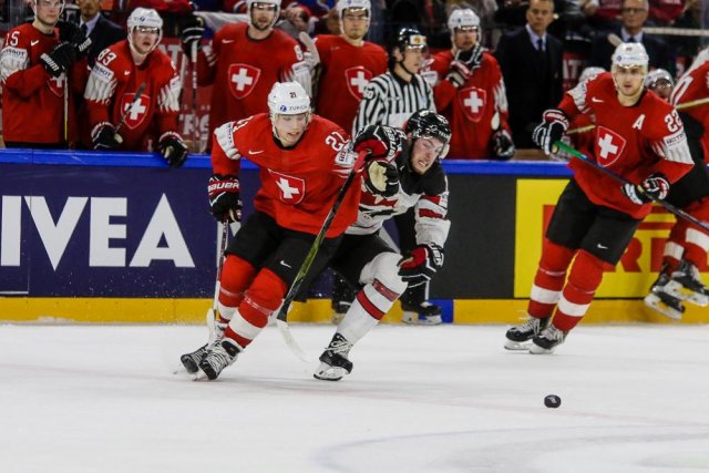Photo hockey match Canada - Switzerland le 19/05/2018