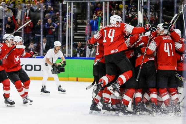Photo hockey match Canada - Switzerland le 19/05/2018