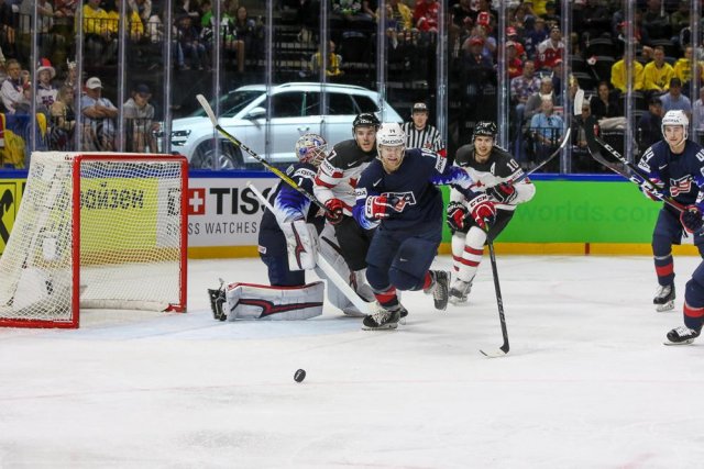 Photo hockey match United States of America - Canada le 20/05/2018