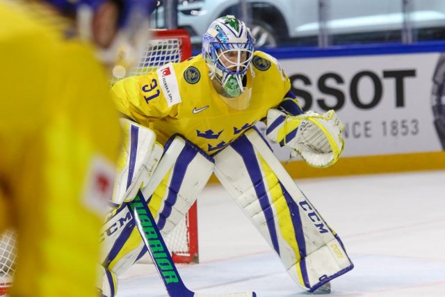 Photo hockey match Sweden - Switzerland le 20/05/2018