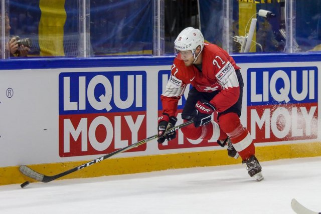 Photo hockey match Sweden - Switzerland le 20/05/2018